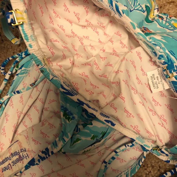 Lilly Pulitzer High Tide Toile Swimsuit - Picture 4 of 6